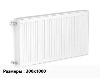 Радиатор стальной 300х1000 22